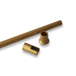 Messing glassttte til brusevg (loft) mat finish - Aquatrend