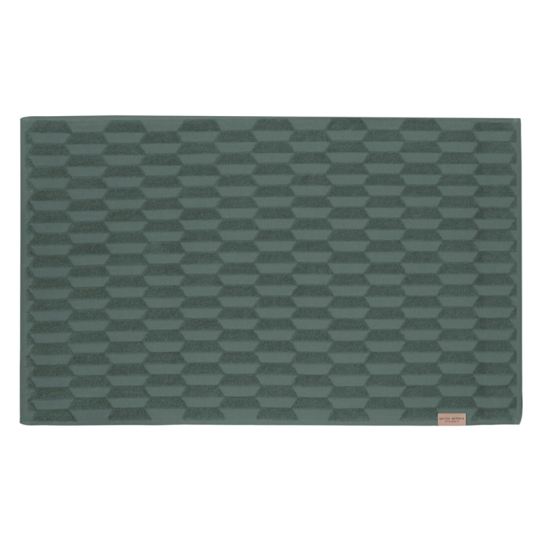 Mette Ditmer GEO bademtte 50x80 cm, Pine Green