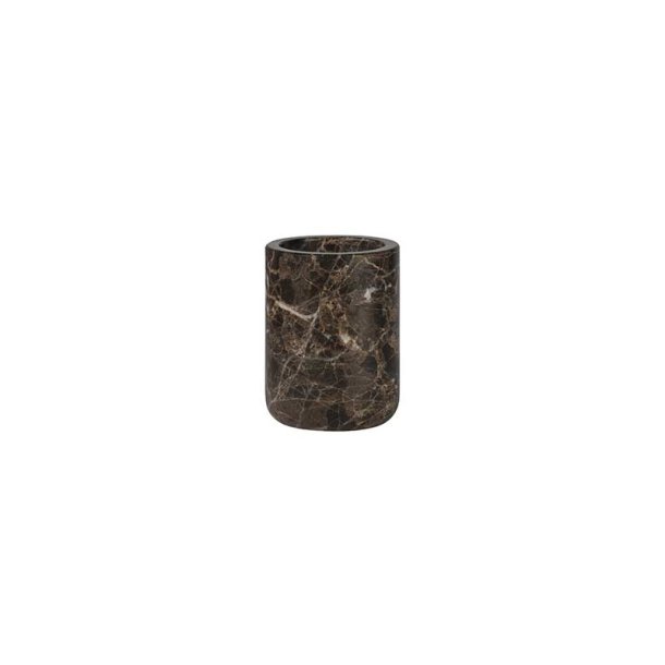 Mette Ditmer MARBLE tandbrsteholder, brun marmor