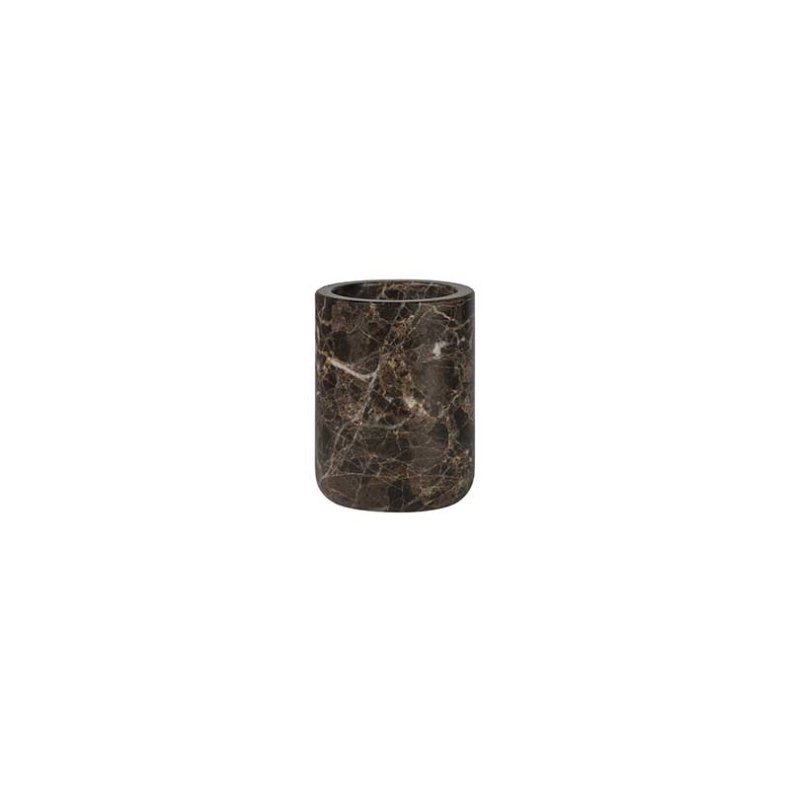 Mette Ditmer MARBLE tandbrsteholder, brun marmor