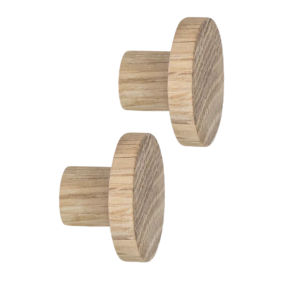 Mette Ditmer POINT Knage 2 stk. 3,3 x L2,2 cm, Eg