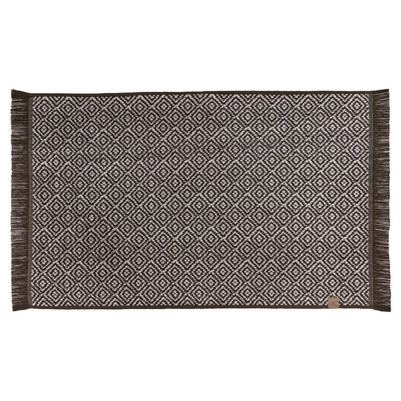 Mette Ditmer MOROCCO badem�tte 50x80 cm, brun/hvid