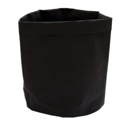 Au Maison Large opbevaring i lderpapir - sort