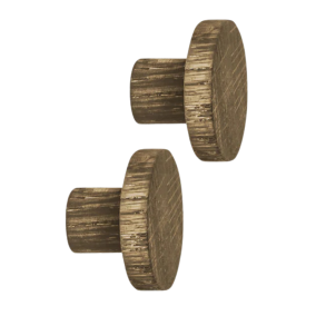 Mette Ditmer POINT Knage 2 stk. 3,3 x L2,2 cm, Rget eg