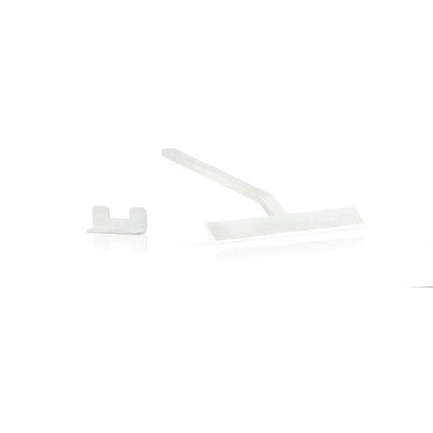 Zone Rim bruseskraber m. holder 23 x 22 cm - hvid