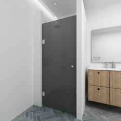 Rgfarvet brusedr m. krom, 8 mm glas p ml - Aquatrend