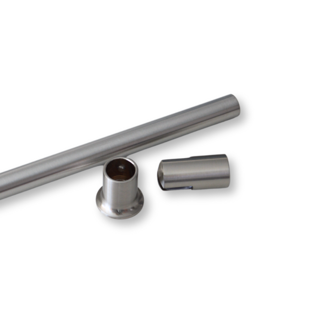 Glassttte til brusevg (loft) brstet stl look - Aquatrend