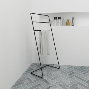 Hndkldestativ til gulv, sort - ELEMENTS