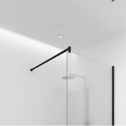 Glassttte til brusevg - sort (vg) - Aquatrend