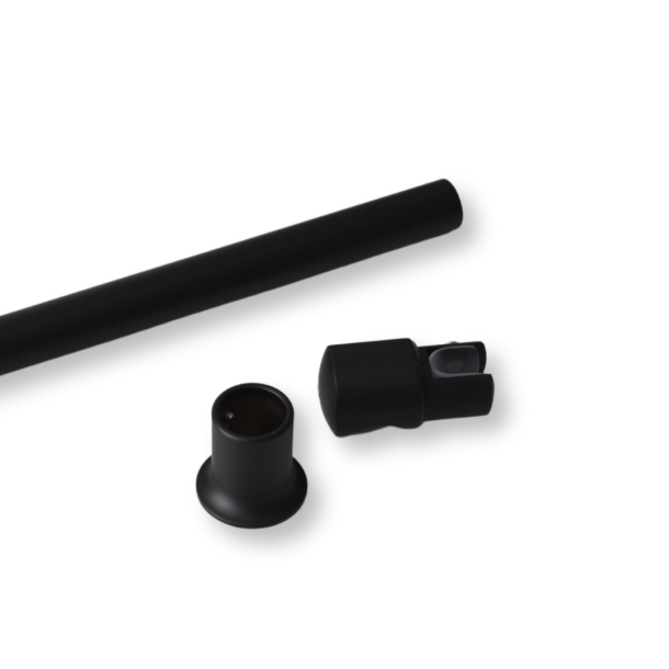 Glassttte til brusevg - sort (vg) - Aquatrend