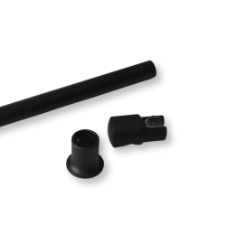 Sort glassttte til brusevg (loft) - Aquatrend