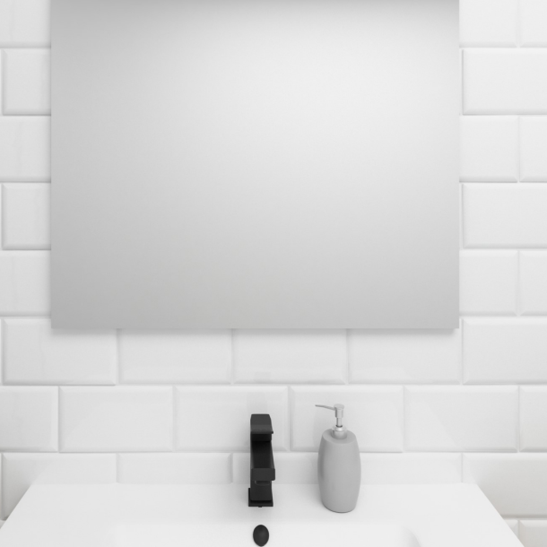 Svvende spejl 60x80 cm, til badevrelse, AQUA - Aquatrend