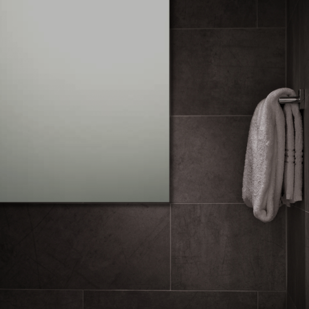 Svvende spejl 60x90 cm, til badevrelse, AQUA - Aquatrend