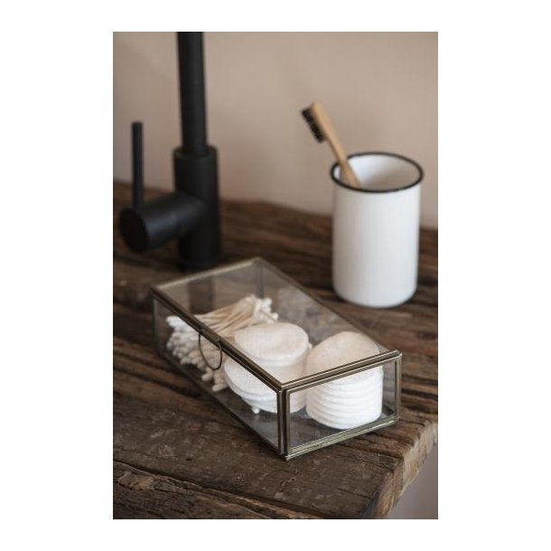 Ib Laursen, Tandkrus i emalje, hvid m. sort kant