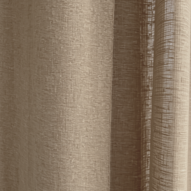 Badeforh�ng taupe h�rlook, 140x195 cm - VaskBAR