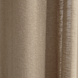 Badeforh�ng taupe h�rlook, 180x200 cm - VaskBAR
