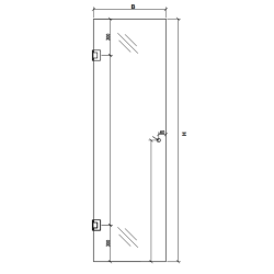 Brusedr m. sort, 8 mm glas p ml - Aquatrend