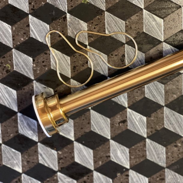 Badeforhngsstang teleskop 80 - 120 cm, messing