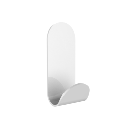 Selvklbende kroge 2 stk. - hvid, TINY