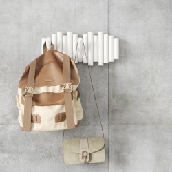 Umbra Picket 5 Rail tr knagerkke - Hvid