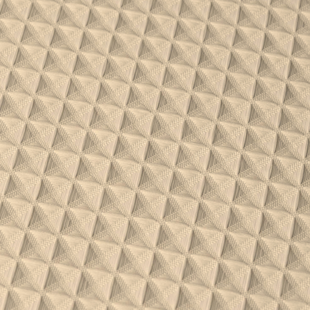 Waffle badeforhng khaki 180x200 cm vaflet - VaskBAR