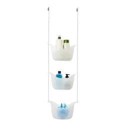  Umbra Bask Shower Caddy, kurve til at hnge i bruser