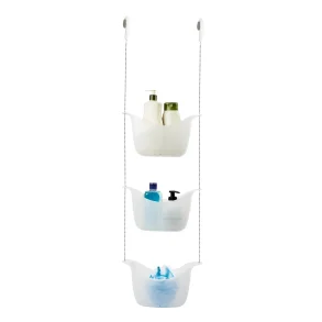 Umbra Bask Shower Caddy, kurve til at hnge i bruser