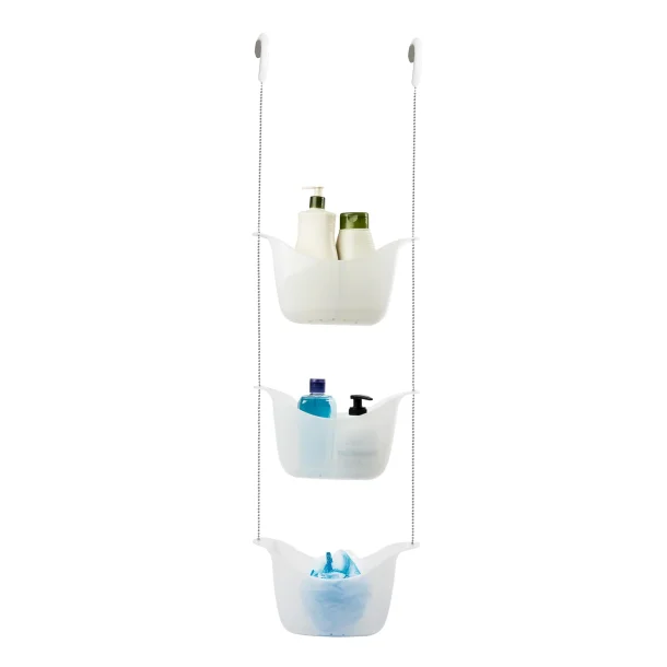  Umbra Bask Shower Caddy, kurve til at hnge i bruser