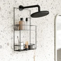 Umbra Cubiko Shower Caddy, - sort