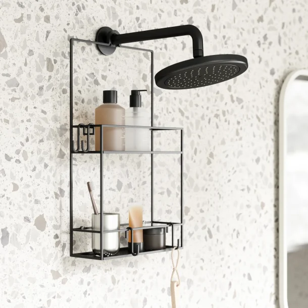Umbra Cubiko Shower Caddy, - sort