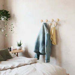 Umbra Dotsy knagerkke - Hvid/natur