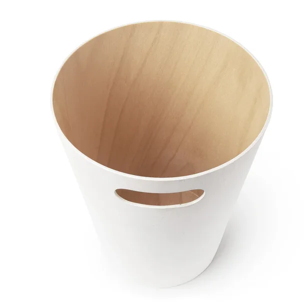  Umbra Woodrow papirkurv - hvid/natur