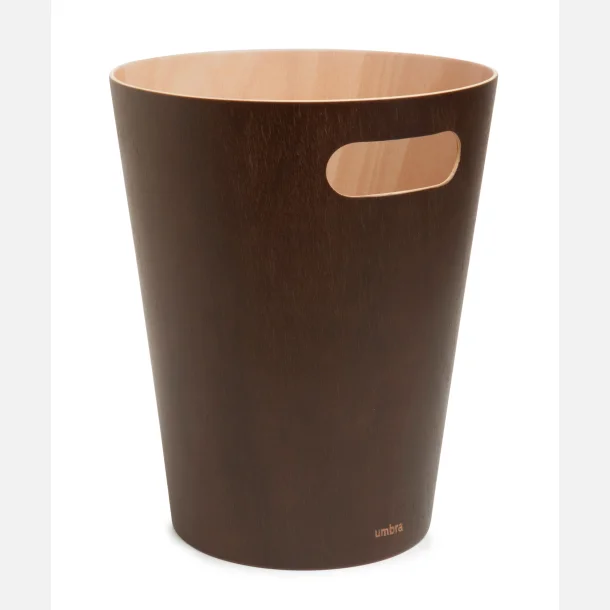 Umbra Woodrow papirkurv - espresso/natur