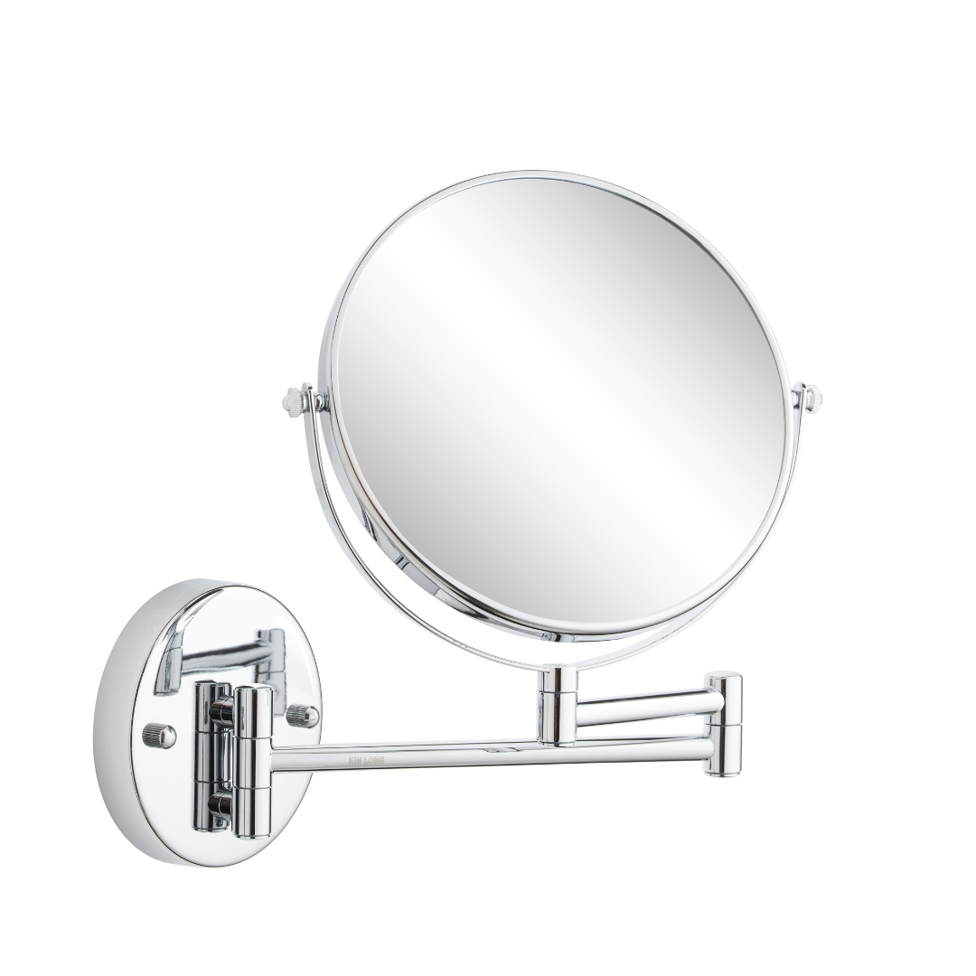 Irreplaceable tillykke ske Aqua makeupspejl til vægmontage - Kosmetikspejl på arm.