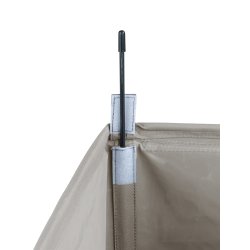 Vasketjskurv m. sortering og hjul, beige, Wenko