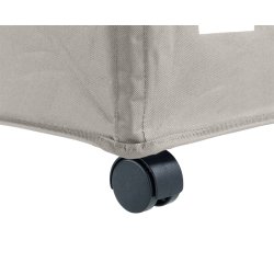 Vasketjskurv m. sortering og hjul, beige, Wenko