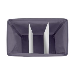 Vasketjskurv m. sortering og hjul, gr, Wenko