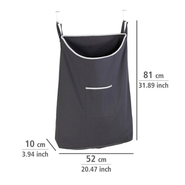 Pladsbesparende vasketjskurv, gr, Wenko