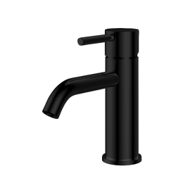 Sort hndvaskarmatur m. bundventil, AMANU - Bluerain