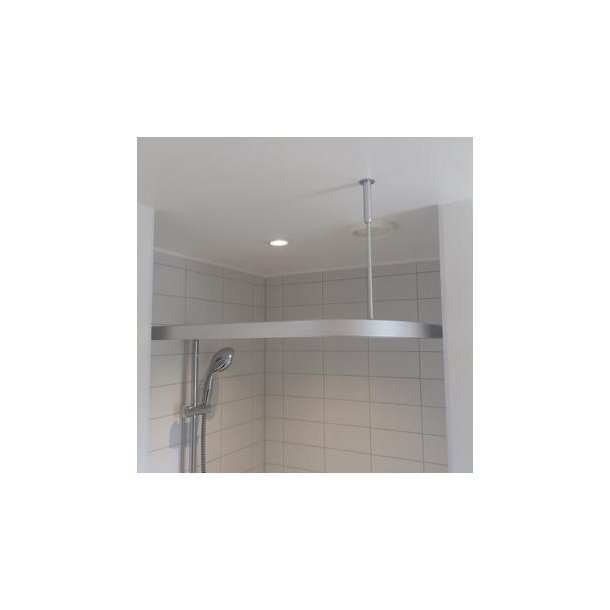 Badeforhngsstang vinkel, hjrne, alu - Aquatrend