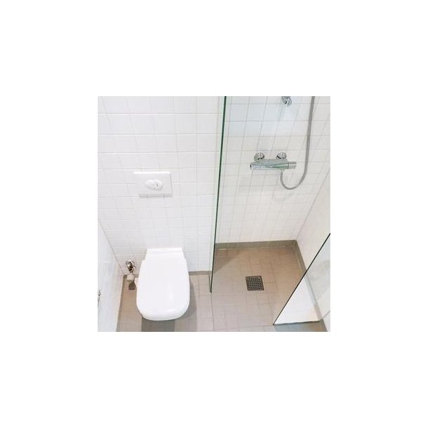 Brusevg 30x200 cm, 8 mm klart glas 