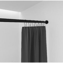 Ringe til badeforhng, sort 12 stk