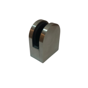 Glasklemme til brusevg - rustfri stl