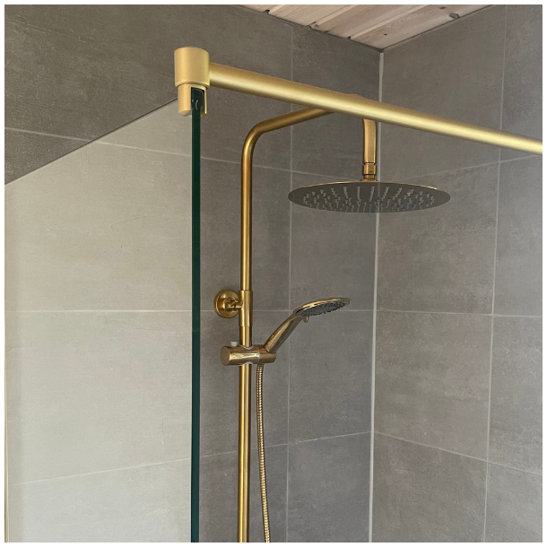 Messing glassttte mat finish - Forhngsstang (vg) - Aquatrend