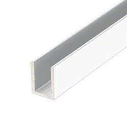 U-profil hvid til brusevg