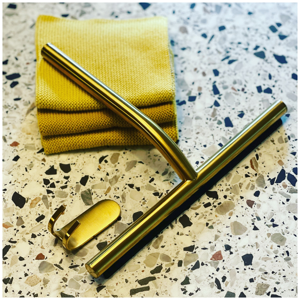 Bruseskraber brstet messing, IDEAL - ELEMENTS