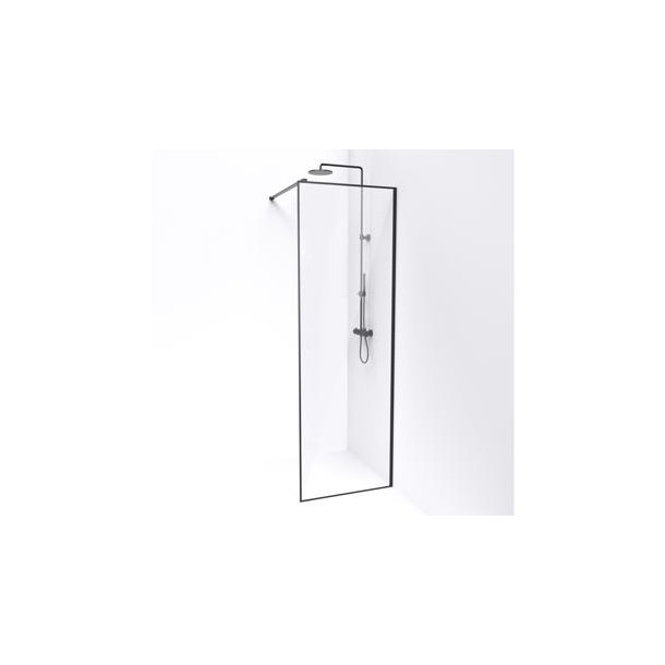 New York brusevg m. sort ramme 80x200 cm