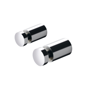 Knager 2 stk. - poleret rustfrit stl, Slim Line